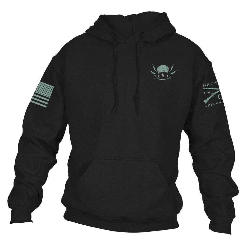 Uncle Sam Freedom Rider Hoodie - Black - Image 3