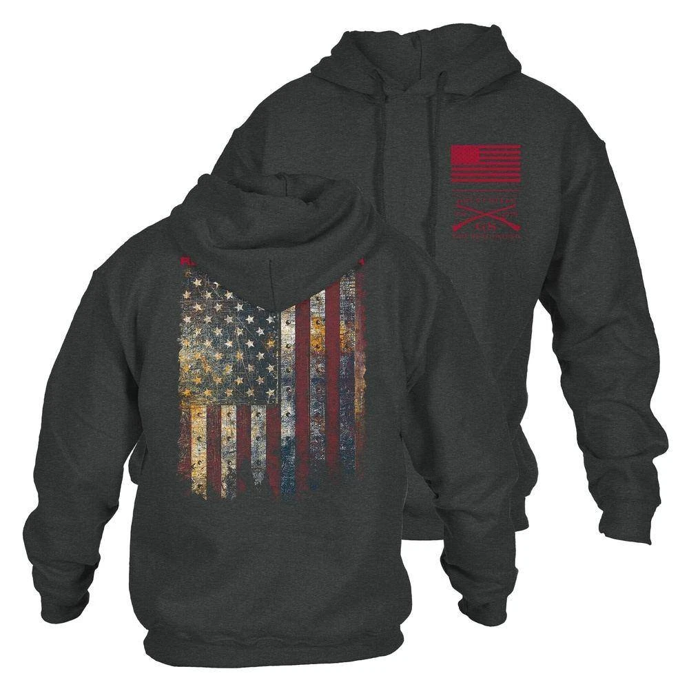 Red Blood Blue Collar™ Hoodie - Dark Heather