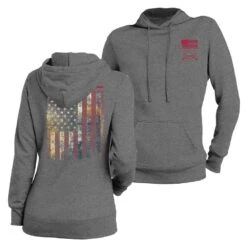 Women's Red Blood Blue Collarâ„¢ Hoodie - Graphite Heather