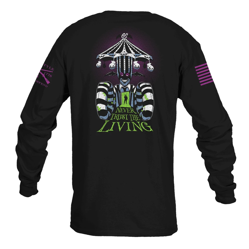 Never Trust The Living Long Sleeve - Black - Image 6