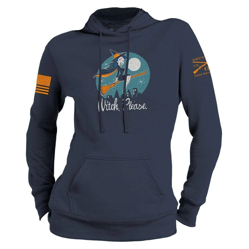 Women's Witch, Please Hoodie - Navy - Image 3