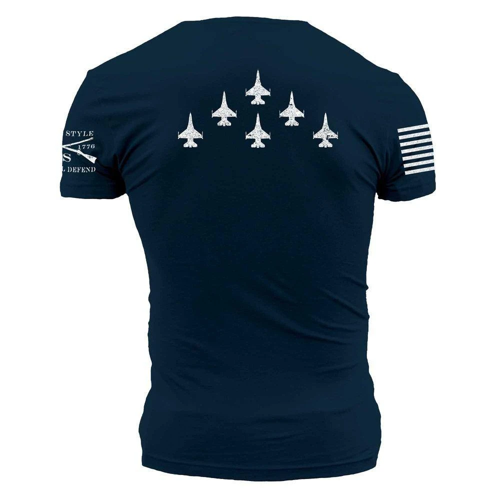 USAF - Formation T-Shirt - Navy - Image 5