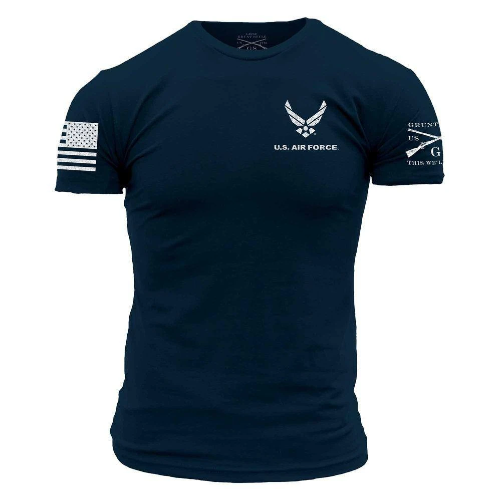 USAF - Formation T-Shirt - Navy - Image 4