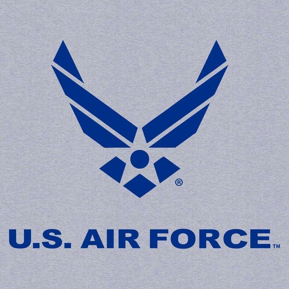 USAF - Aim High U.S.A.F. T-Shirt - Athletic Heather - Image 4
