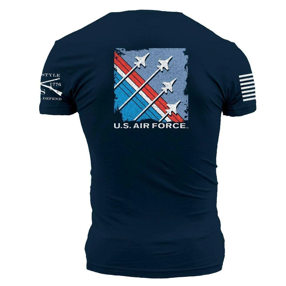USAF - Finger-Four Formation T-Shirt - Midnight Navy - Image 4