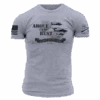 Army Above The Best T-Shirt - Heather Gray