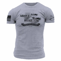 Army Above The Best T-Shirt - Heather Gray