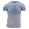 USCG -Logo T-Shirt - Heather Grey