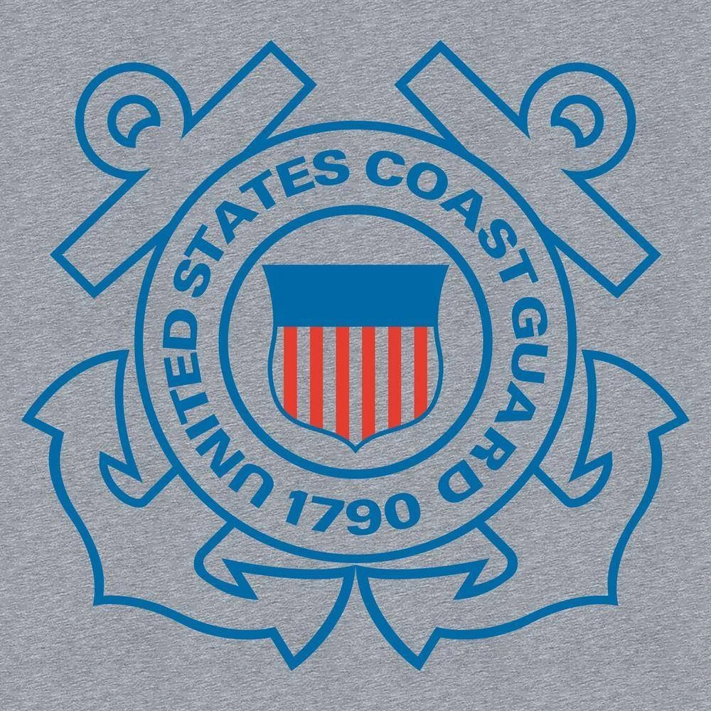 USCG -Logo T-Shirt - Heather Grey - Image 4