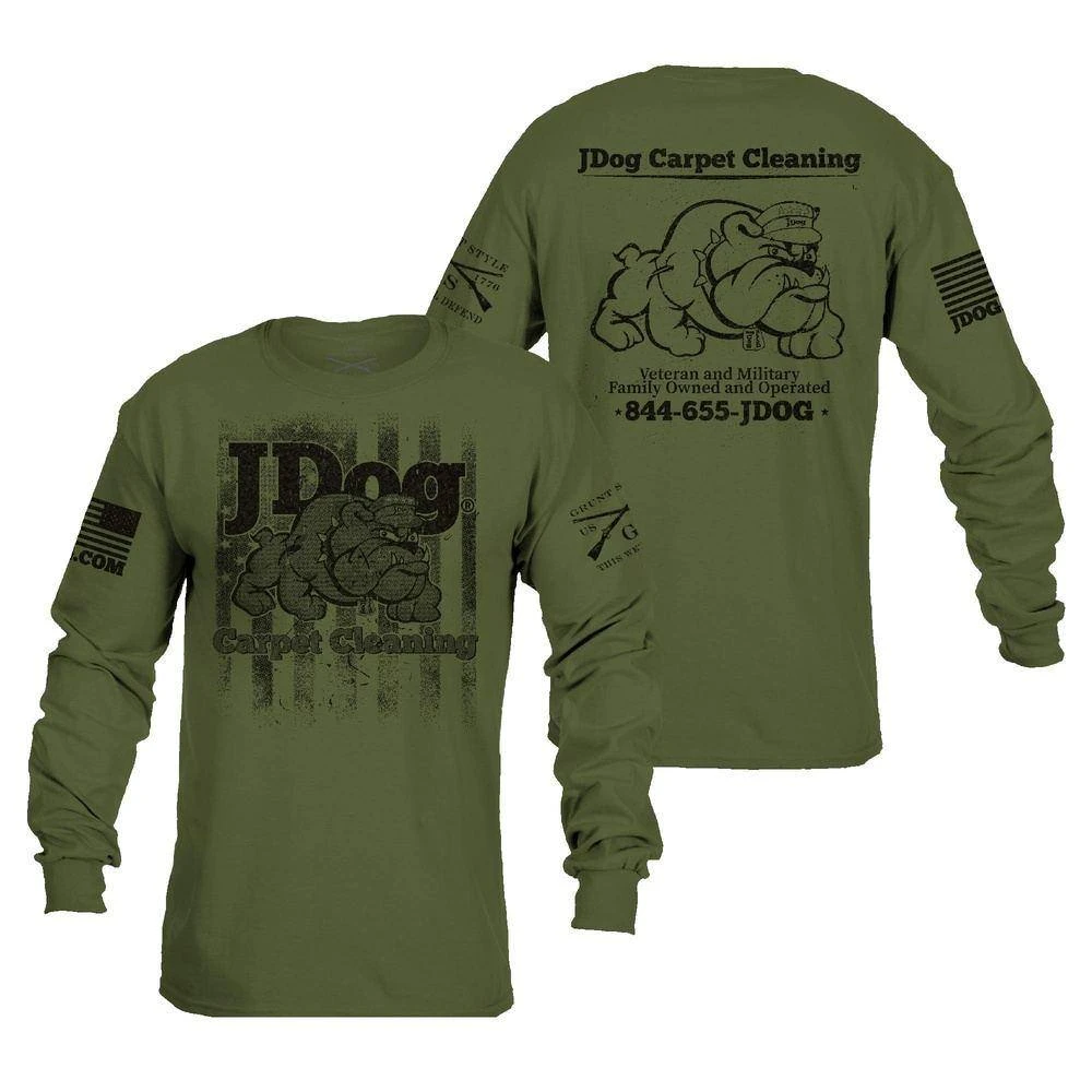 JDog Carpet Cleaning Long Sleeve - Image 3