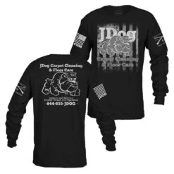 Men's JDog Carpet Cleaning & Floor Care Long Sleeve - Black