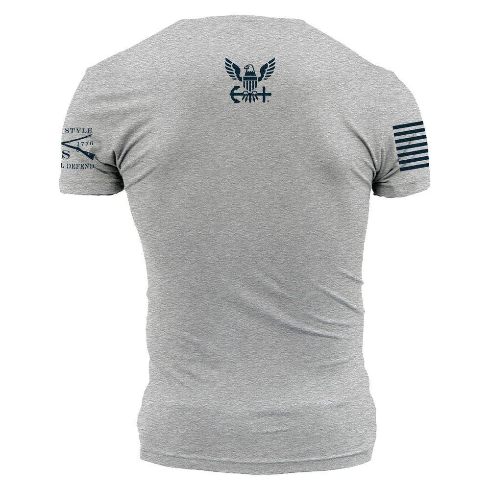 USN - Naval Aviation T-Shirt - Athletic Grey - Image 8