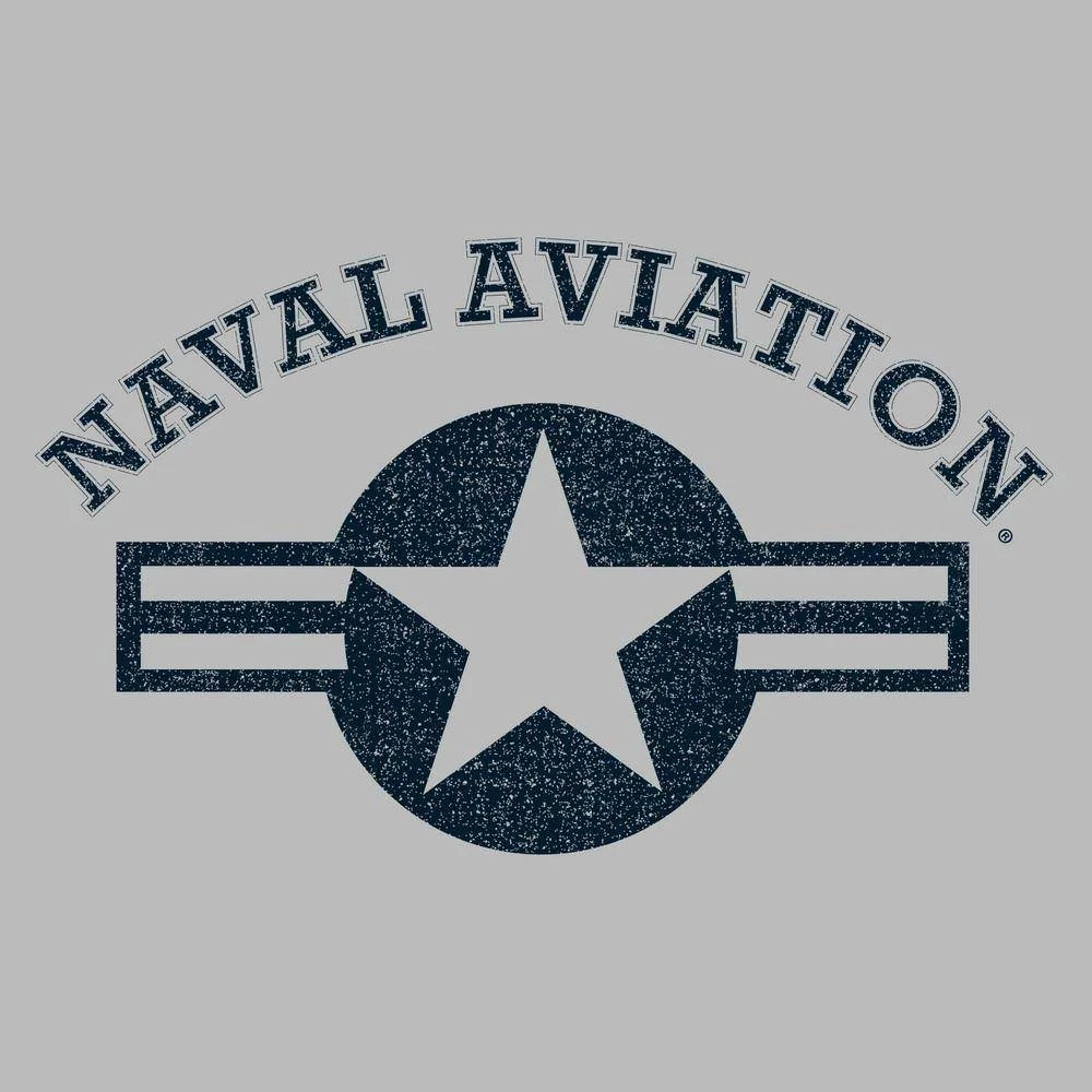USN - Naval Aviation T-Shirt - Athletic Grey - Image 5