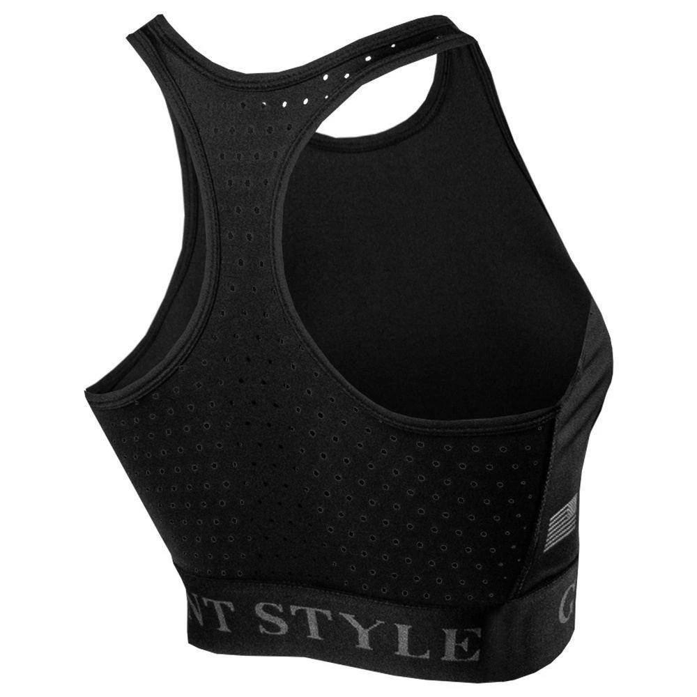 Women's Racerback Sports Bra - Black - Image 3