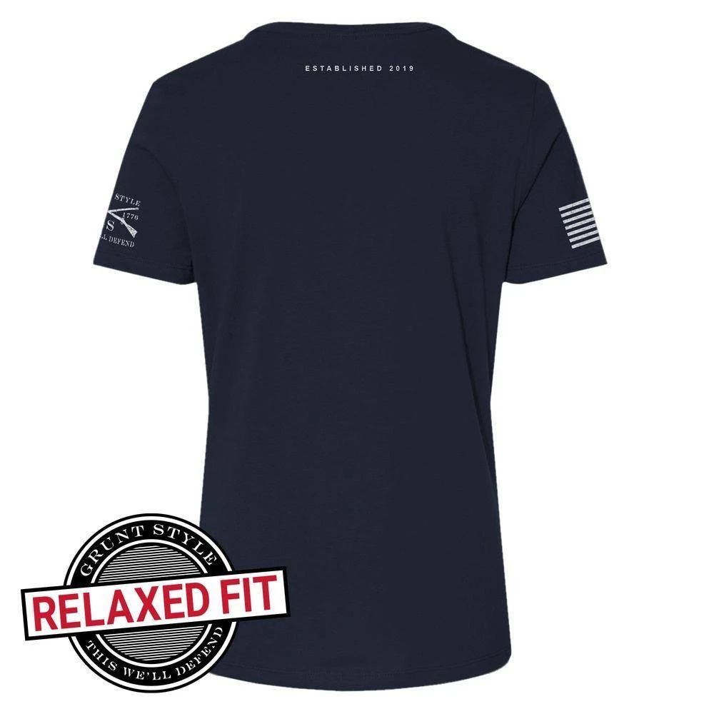 USSF - Women's Est. 2019 Relaxed Fit T-Shirt - Navy - Image 3