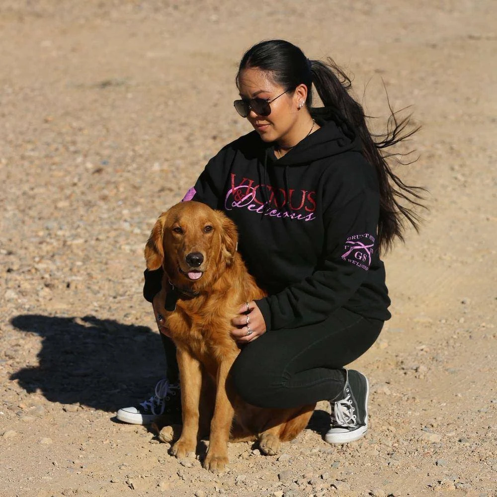 Women's Vicious & Delicious Hoodie - Black - Image 3