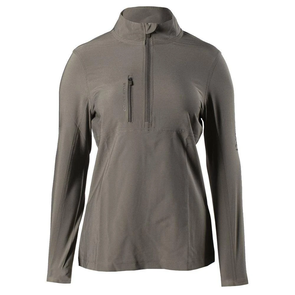 Women's Range 1/4 Zip - Olive - Image 2