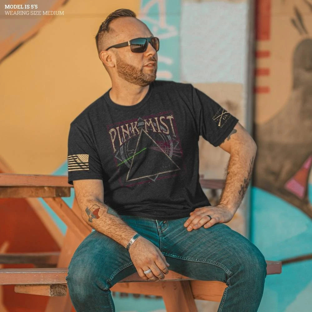 Pink Mist T-Shirt - Vintage Black - Image 2