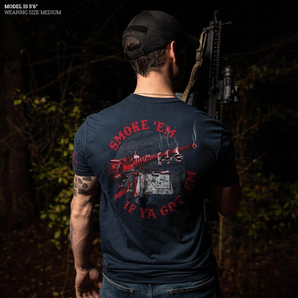 Barrel Bacon T-Shirt - Midnight Navy - Image 3