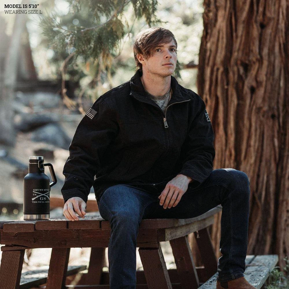 Men's Field Jacket - Black - Image 2