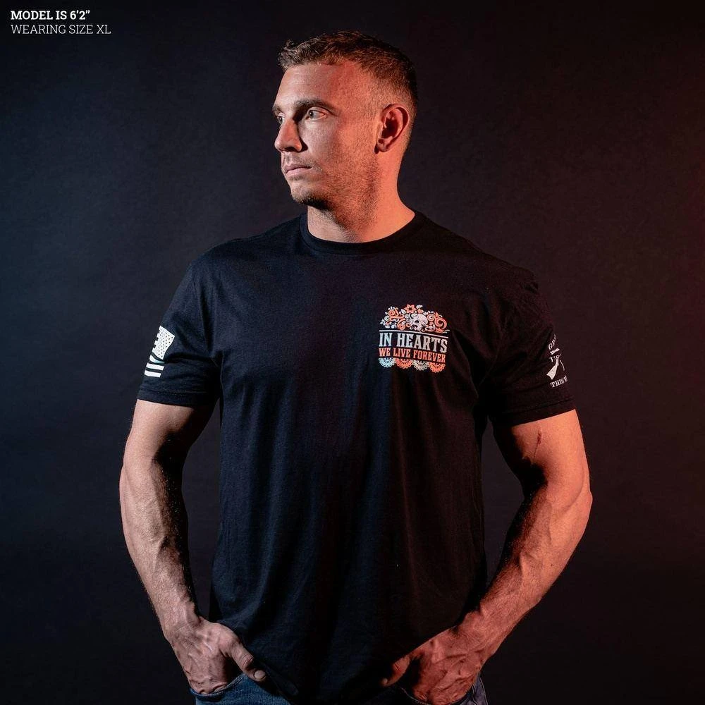 In Hearts We Live Forever T-Shirt - Black - Image 3