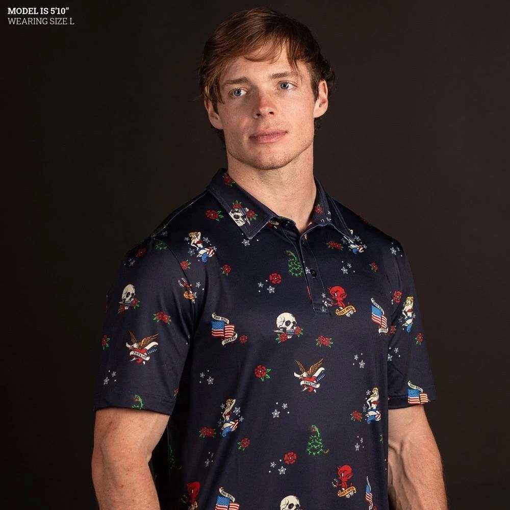 Men's Polo - Freedom Ink - Image 2