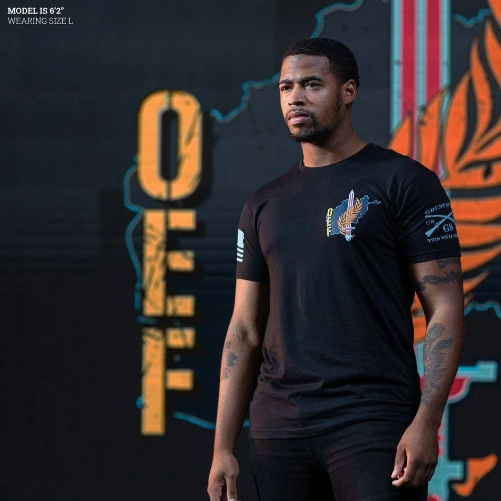 OEF - Forged In Fire T-Shirt - Black - Image 2