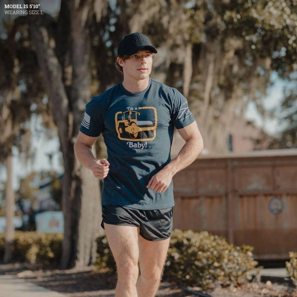 Steam Roller T-Shirt - Midnight Navy - Image 4