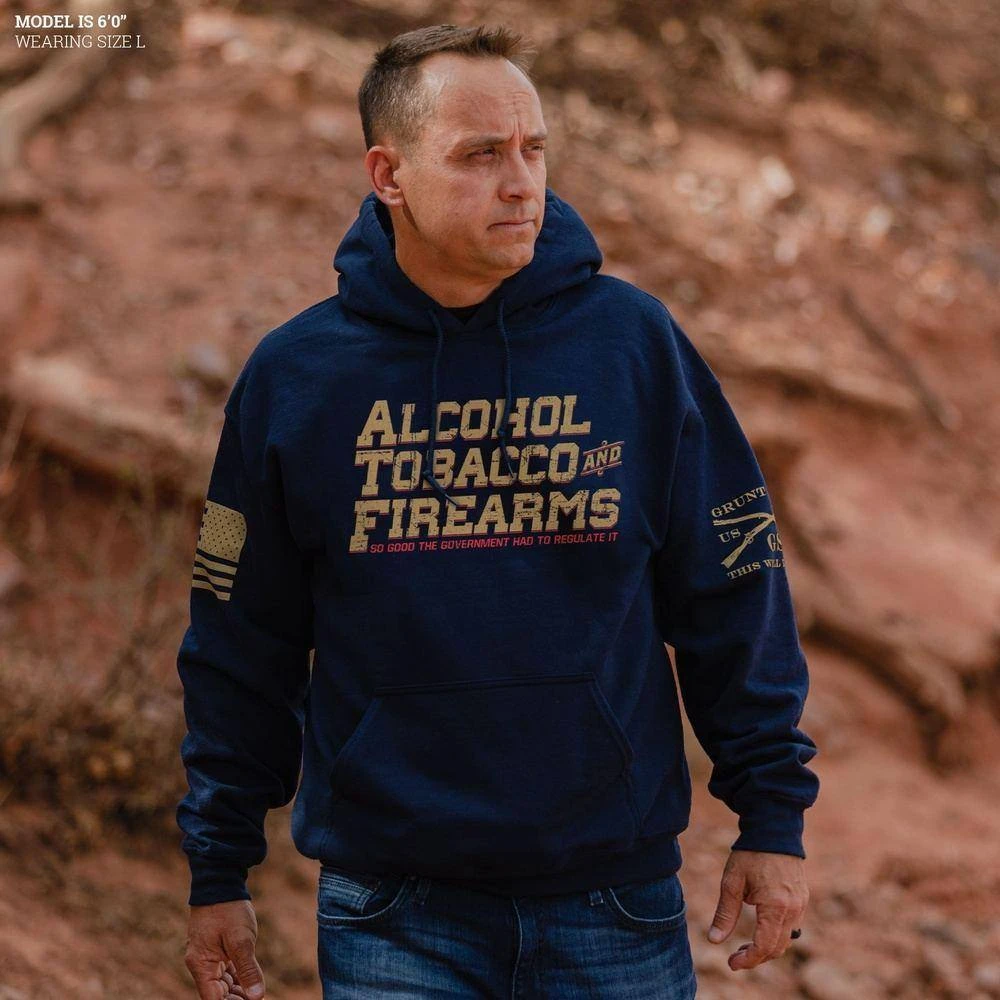 A.T.F. Hoodie - Navy - Image 2