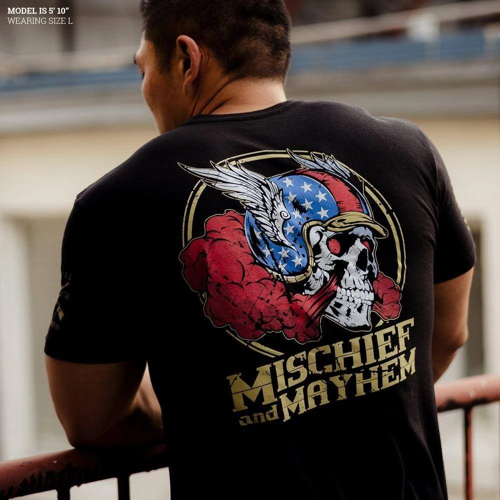 Mischief And Mayhem T-Shirt - Black - Image 4