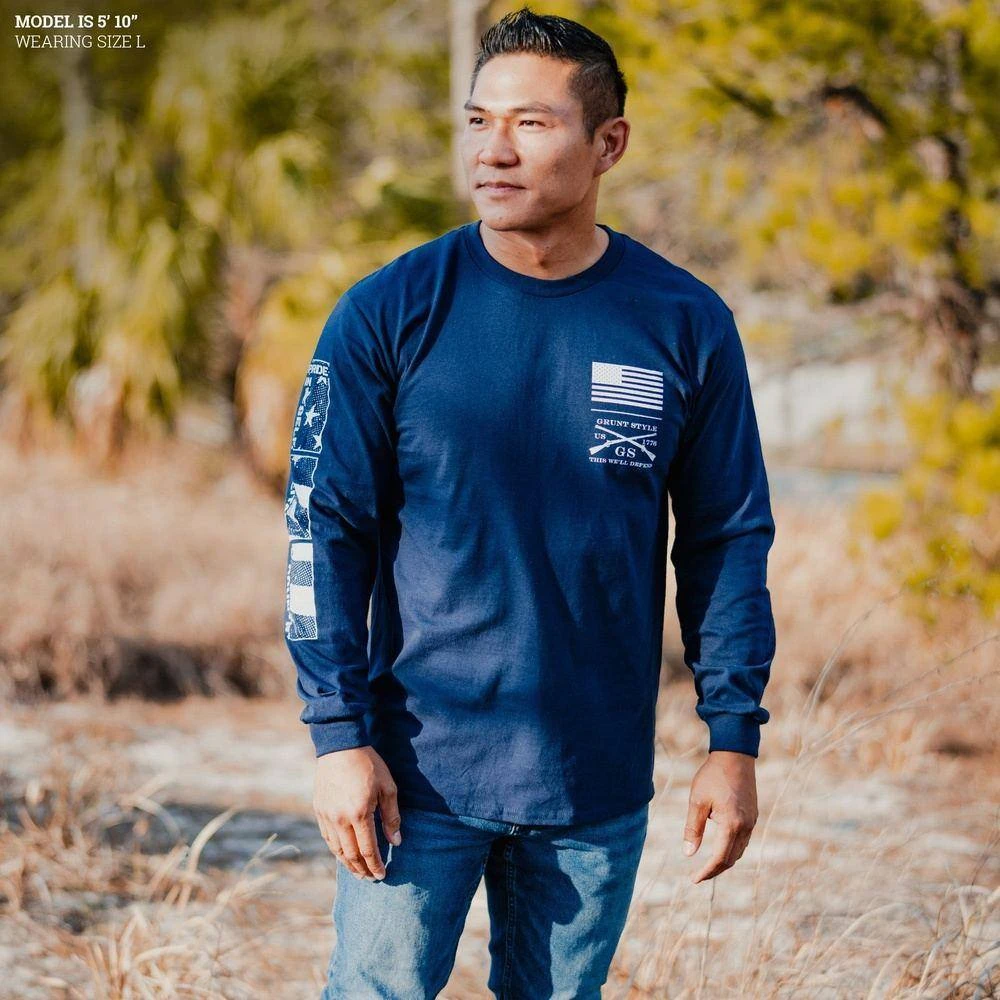 Ethos Long Sleeve - Navy - Image 3