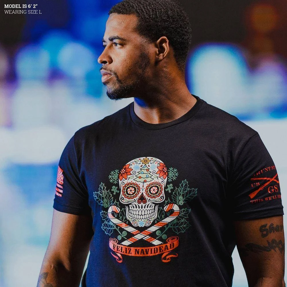 Feliz Navidead T-Shirt - Black - Image 2