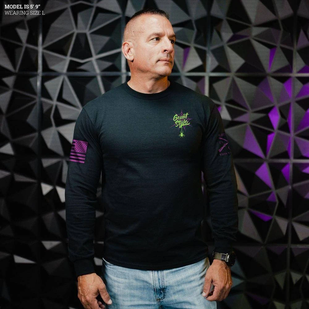 Never Trust The Living Long Sleeve - Black - Image 5