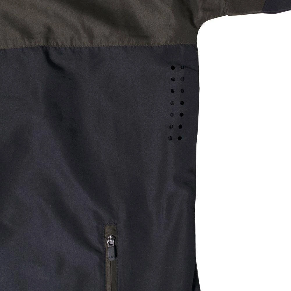 Grunt Style Windbreaker - Black & Olive - Image 8