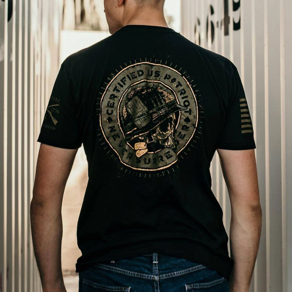Patriot Seal T-Shirt - Black - Image 3