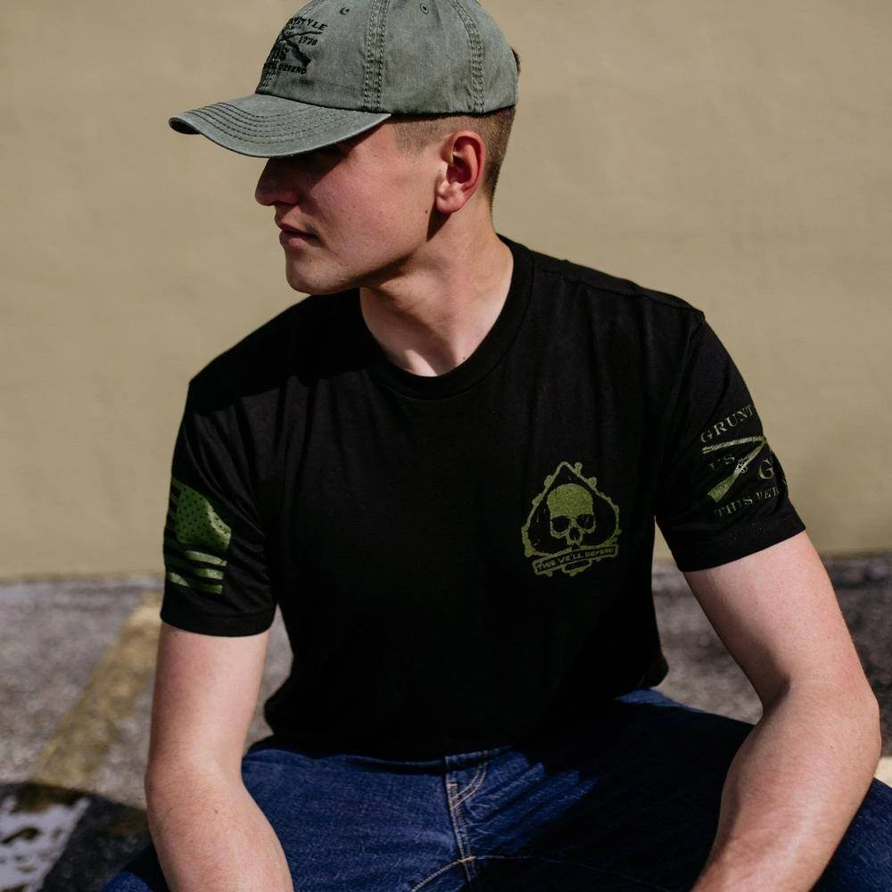 Patriot Seal T-Shirt - Black - Image 2