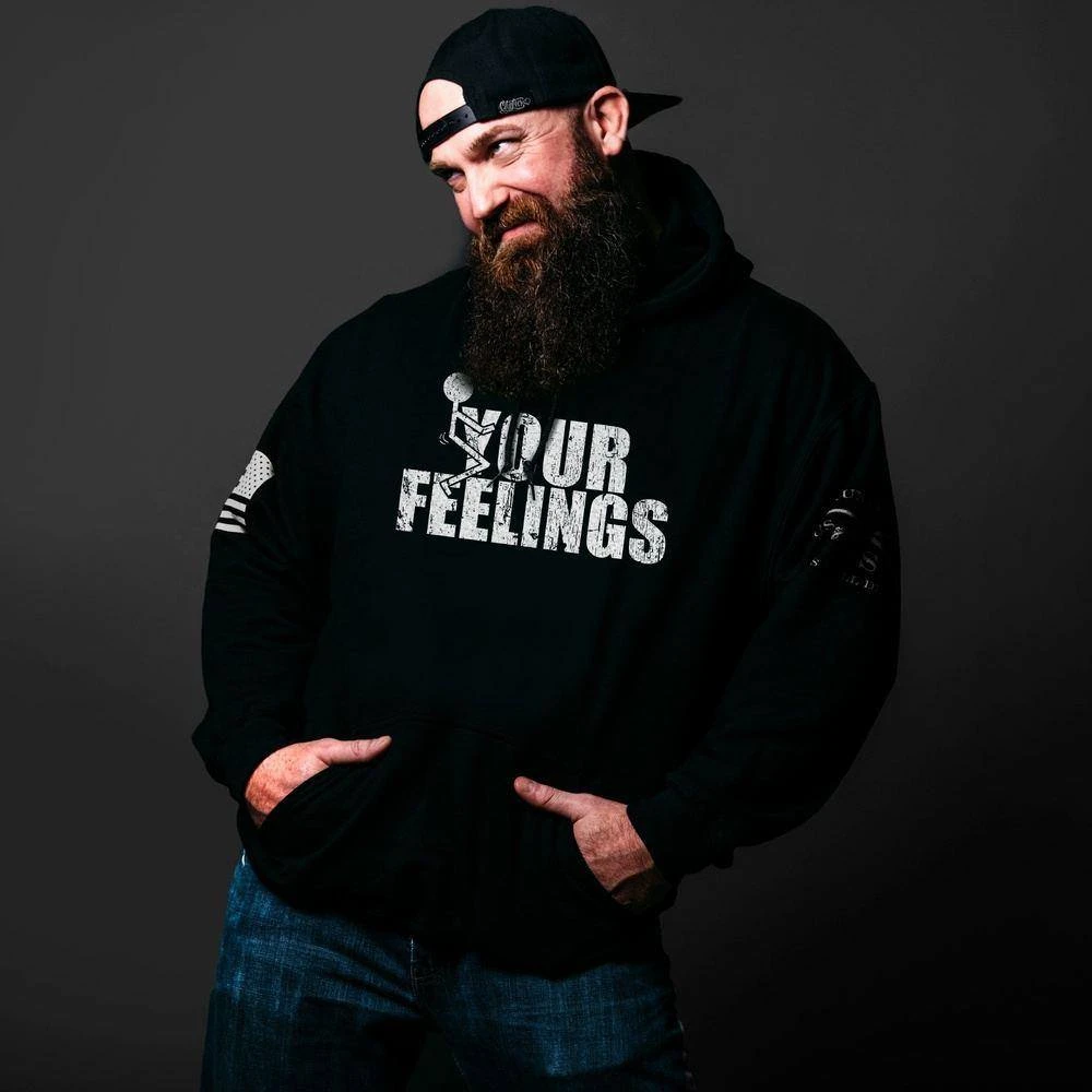 F*ck Your Feelings Hoodie - Black - Image 5