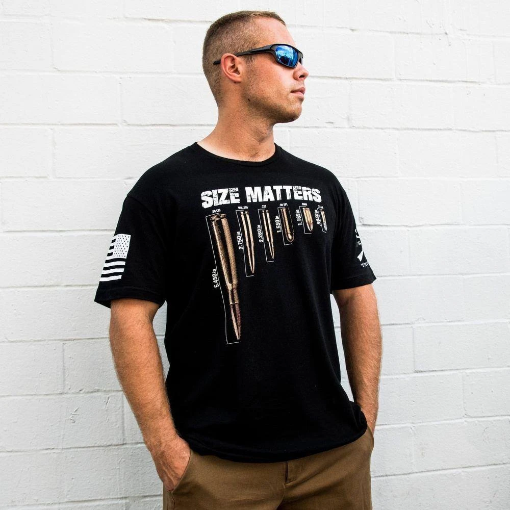 Size Matters T-Shirt - Black - Image 3